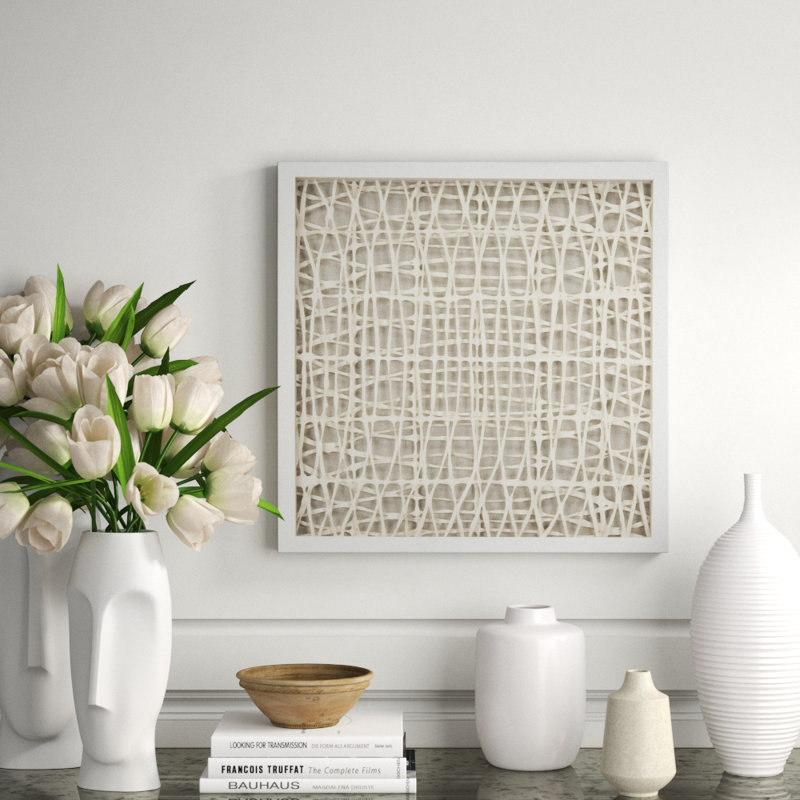 Zentique Abstract Paper Framed Wall Art | Perigold